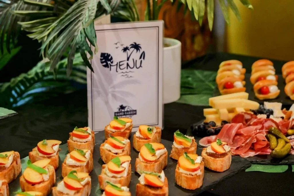 Sand Fabrik Traiteur Séminaire entreprise Menu 15 pièces Cocktail