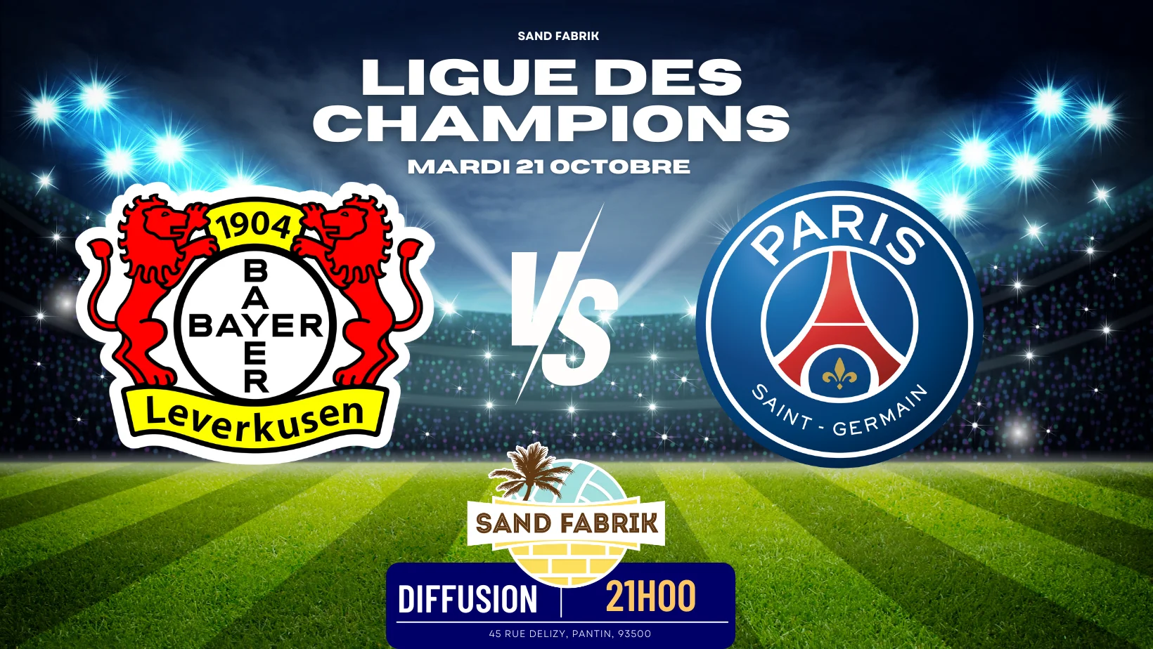 Diffusion LDC : Leverkusen Vs PSG [GRATUIT]