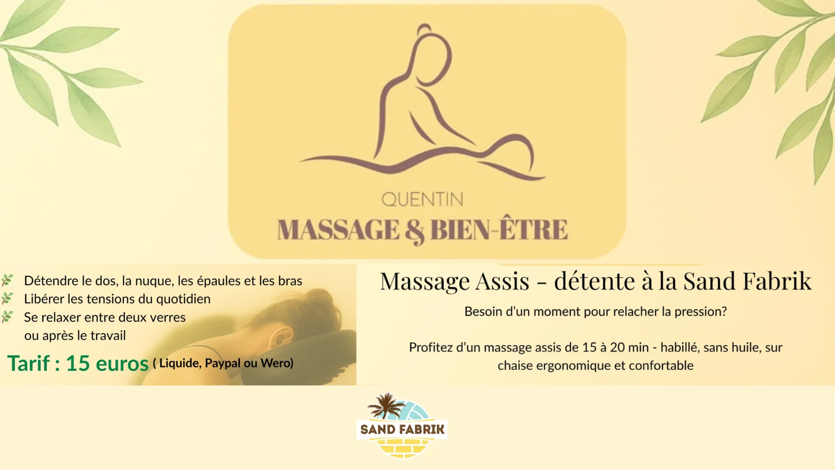 Massage x Team Up Friday